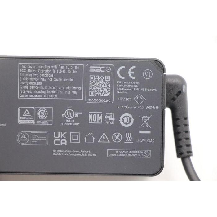 Lenovo Adaptador de Corriente 65W para Portátiles Lenovo, Doble Puerto, Soporta 20V/15V/9V/5V 4