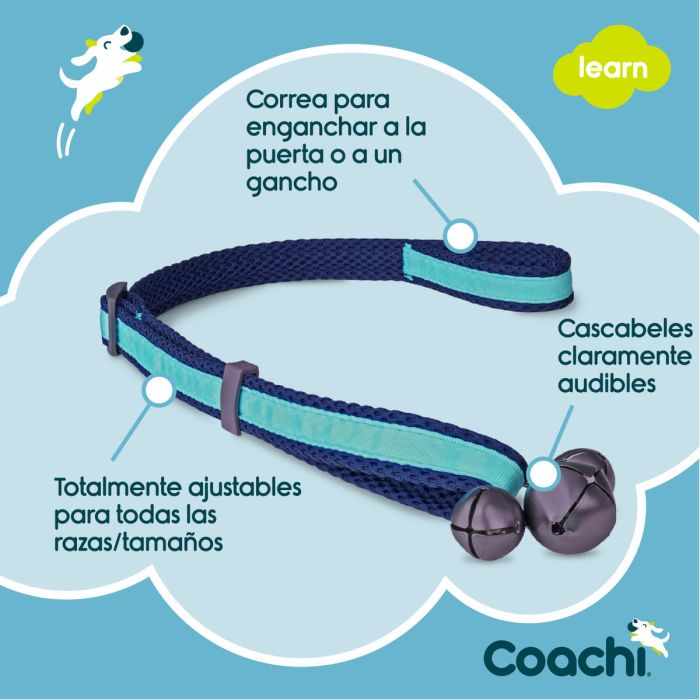 Juguete de adiestramiento Coachi Bells Azul 4