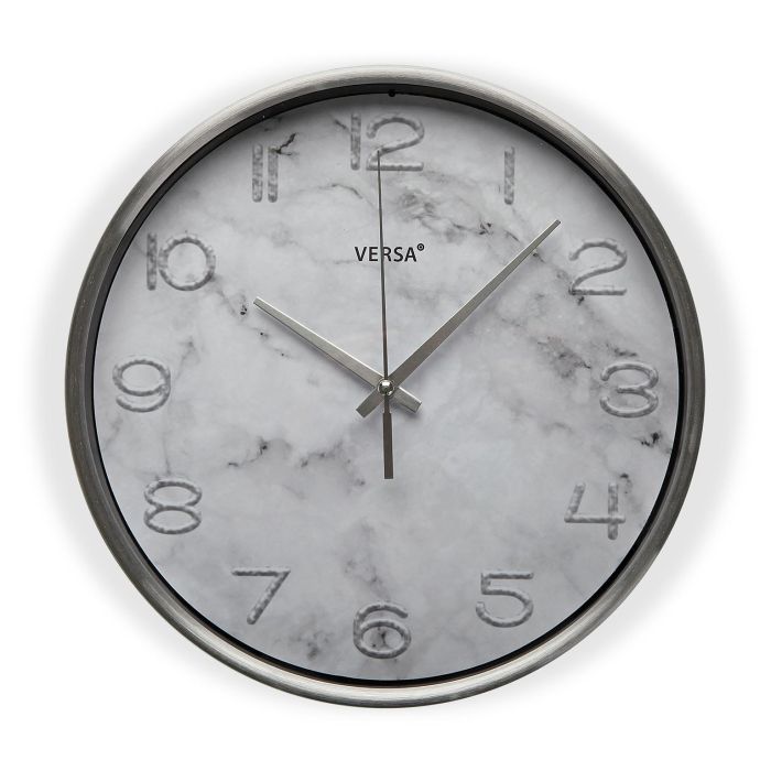 Reloj Pared De Aluminio Versa 4X25CM (2 Unidades) Reloj Pared De Aluminio Versa 4X25CM (2 Unidades)