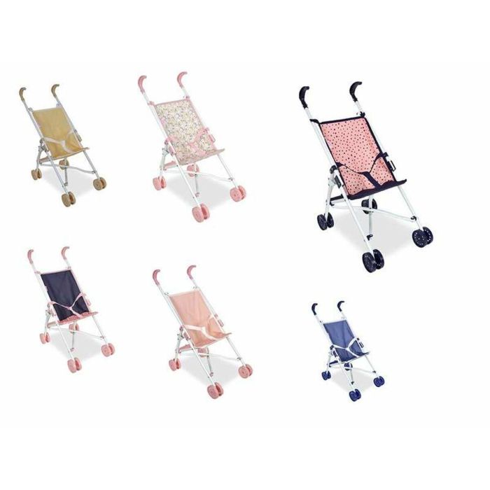 Silla de muñeca plegable 27x47x58 cm - modelos surtidos 3 Silla de muñeca plegable 27x47x58 cm - modelos surtidos 3
