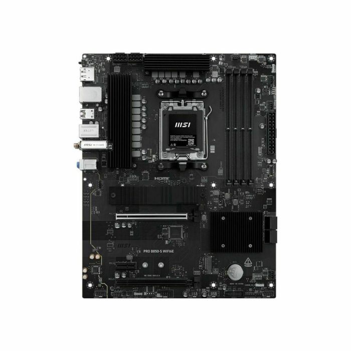 MSI 911-7E80-002 PRO B850-S Placa base ATX AMD B850 Zócalo AM5, AMD Ryzen 7000/8000/9000, DDR5, Wi-Fi 6E 0 MSI 911-7E80-002 PRO B850-S Placa base ATX AMD B850 Zócalo AM5, AMD Ryzen 7000/8000/9000, DDR5, Wi-Fi 6E 0