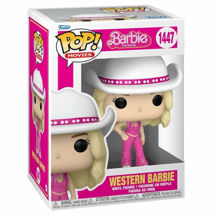Funko Pop Cine: Barbie Western Barbie de Vinilo - Figura Coleccionable de 9 cm con Caja Original 9 Funko Pop Cine: Barbie Western Barbie de Vinilo - Figura Coleccionable de 9 cm con Caja Original 9