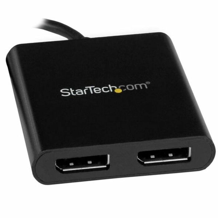 Adaptador USB C a DisplayPort Startech MSTCDP122DP Negro 1 Adaptador USB C a DisplayPort Startech MSTCDP122DP Negro 1