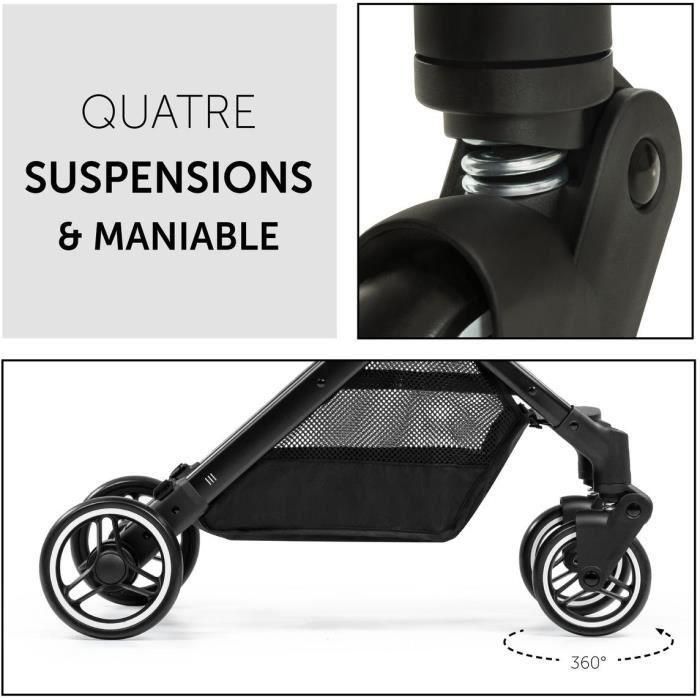 HAUCK AABBM40957 - Cochecito compacto Travel N Care - 4 ruedas - Plegado con una mano - Modelo Leo 5 HAUCK AABBM40957 - Cochecito compacto Travel N Care - 4 ruedas - Plegado con una mano - Modelo Leo 5