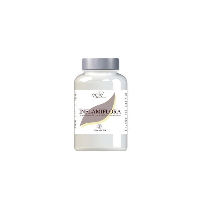 EGLE Inflamiflora 60 Cápsulas con Probióticos y Fructooligosacáridos (Inulina)