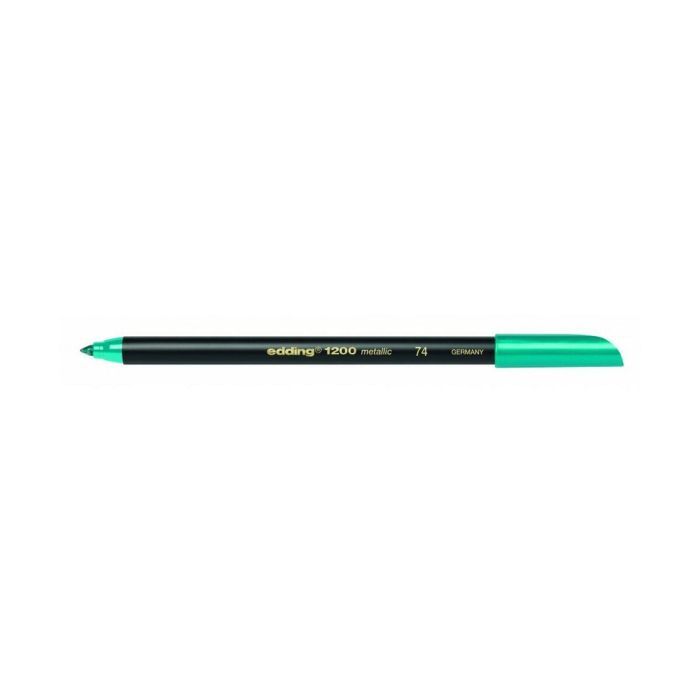 Rotulador Edding 1200 Metallic Verde (10 Unidades) 1