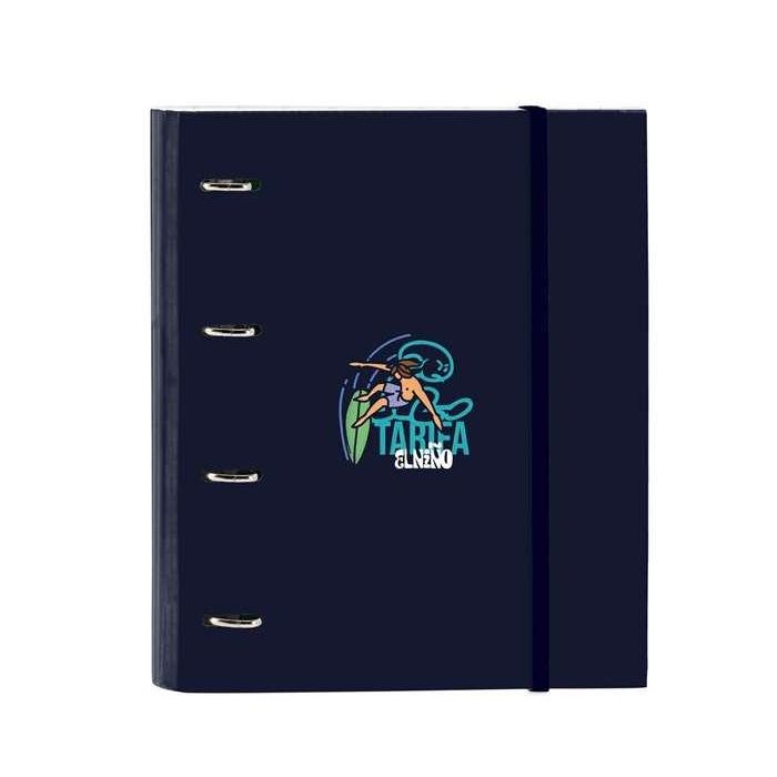 Carpeta de anillas El Niño Kook Azul marino 27 x 32 x 3.5 cm 0 Carpeta de anillas El Niño Kook Azul marino 27 x 32 x 3.5 cm 0
