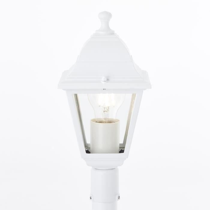 Lámpara de la lámpara exterior brillante Nissie Blanc E27 - 60W 4