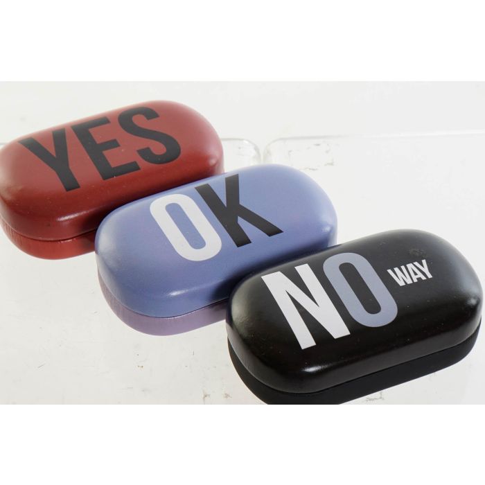 DKD Home Decor Estuche Lentillas Moderno PU Metal, Colores Surtidos (Azul, Negro, Marrón), 5.7x3x9.6 cm, Pack 12 Unidades 1 DKD Home Decor Estuche Lentillas Moderno PU Metal, Colores Surtidos (Azul, Negro, Marrón), 5.7x3x9.6 cm, Pack 12 Unidades 1