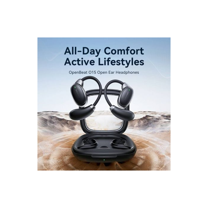 Auriculares Deportivos Bluetooth Vention Open Ear OpenBeat O15 NBTB0 con estuche de carga/ Negros 1 Auriculares Deportivos Bluetooth Vention Open Ear OpenBeat O15 NBTB0 con estuche de carga/ Negros 1