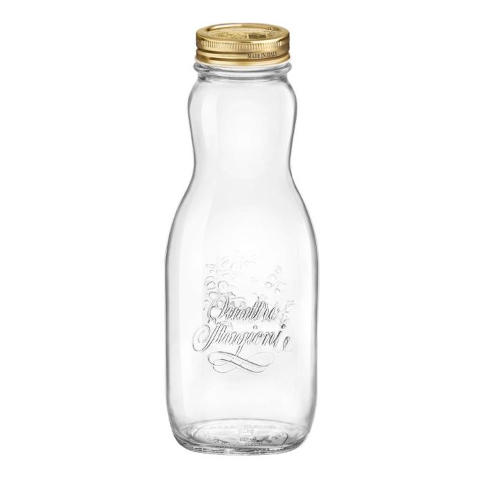 Bormioli Rocco Botella Vidrio Quattro Stagioni 1 L Pack 6 Unidades, Fabricada en Italia, Bicolor Brillo, Ecológica, Apta Lavavajillas y Frigorífico 0 Bormioli Rocco Botella Vidrio Quattro Stagioni 1 L Pack 6 Unidades, Fabricada en Italia, Bicolor Brillo, Ecológica, Apta Lavavajillas y Frigorífico 0