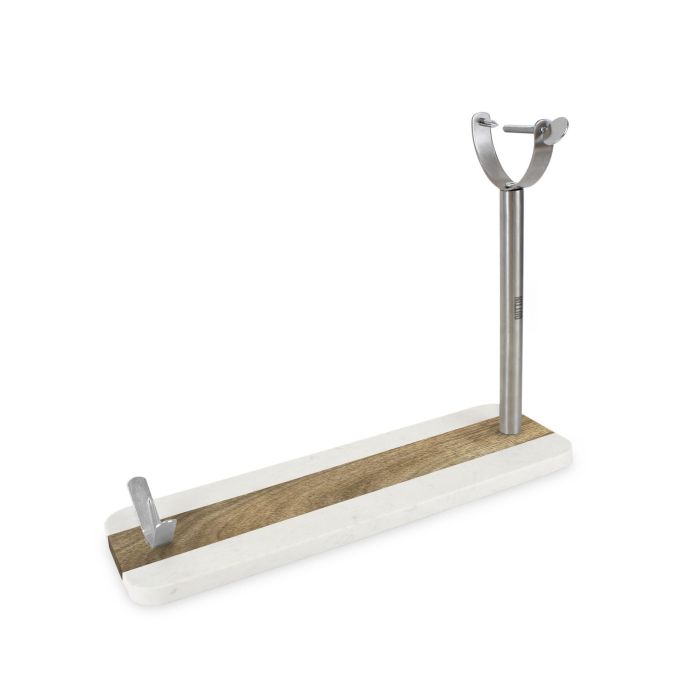 Soporte Jamonero de Mármol y Acacia Quttin (3 Unidades) 5 Soporte Jamonero de Mármol y Acacia Quttin (3 Unidades) 5
