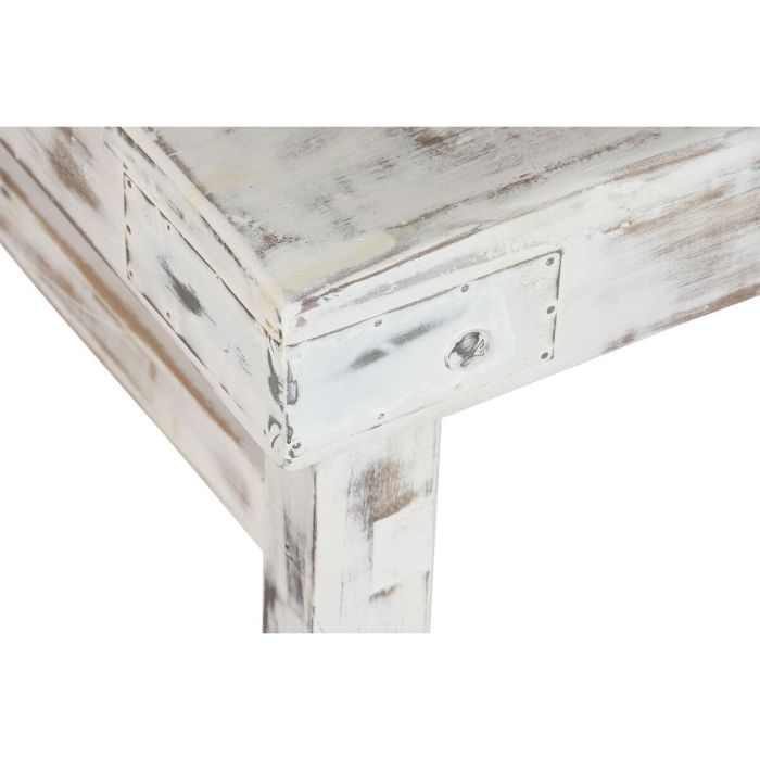DKD Home Decor Mesa Comedor Plegable Vintage Blanco 90 x 76 x 182 cm 6