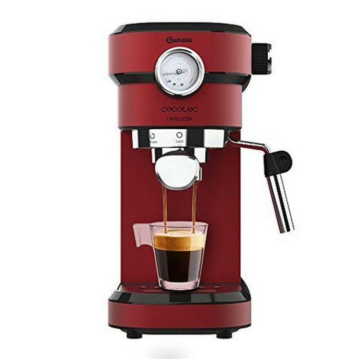 Cafetera Express de Brazo Cecotec Cafelizzia 790 Shiny Pro 1,2 L 20 bar 1350W Rojo 1,2 L 1