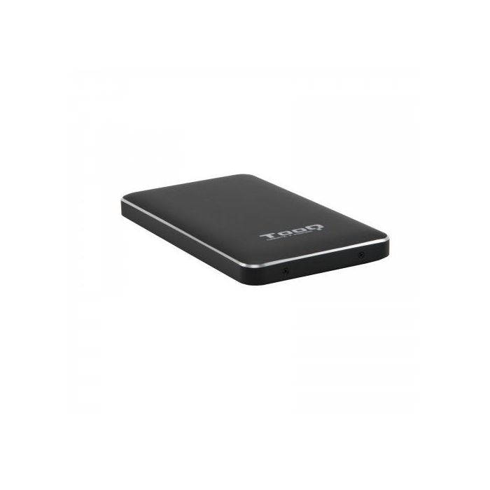 TooQ TQE-2531B - Caja Externa para Disco Duro 2.5" SATA I/II/III a USB 3.1 Gen1 con UASP, Aluminio, Negro