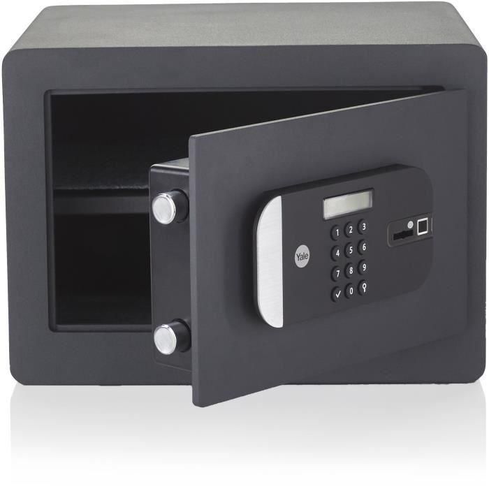 Yale YSFM/250/EG1 Caja Fuerte Biométricas de Alta Seguridad Certificada SKG Doméstica 25x35x30cm 18L
