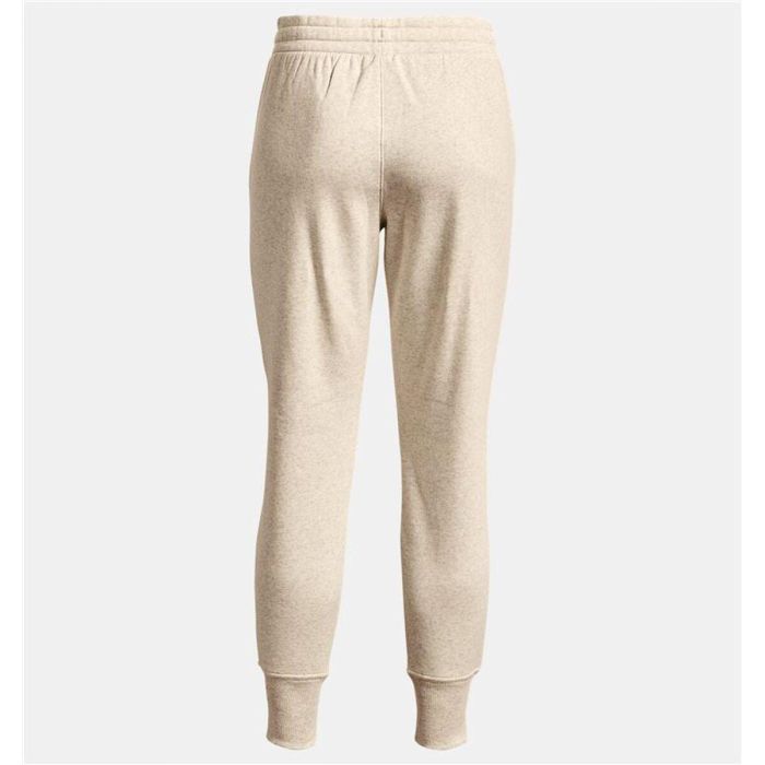 Pantalón Largo Deportivo Under Armour Rival Fleece Joggers Blanco Natural Mujer Pantalón Largo Deportivo Under Armour Rival Fleece Joggers Blanco Natural Mujer