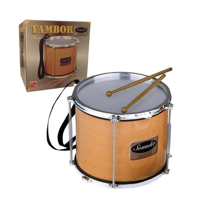 Reig Tambor Sounder Metalizado 21x26 cm en Caja 1