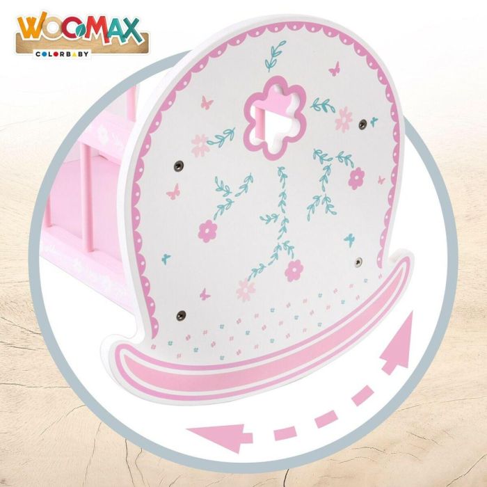 Cuna para Muñecas Woomax 2 Unidades 47 x 35 x 35 cm 5