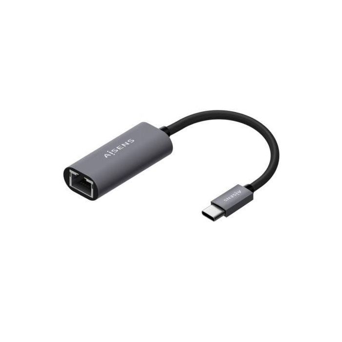 AISENS - CONVERSOR USB3.1 GEN1 USB-C A ETHERNET GIGABIT 10/100/1000 MBPS, GRIS, 15CM 0 AISENS - CONVERSOR USB3.1 GEN1 USB-C A ETHERNET GIGABIT 10/100/1000 MBPS, GRIS, 15CM 0