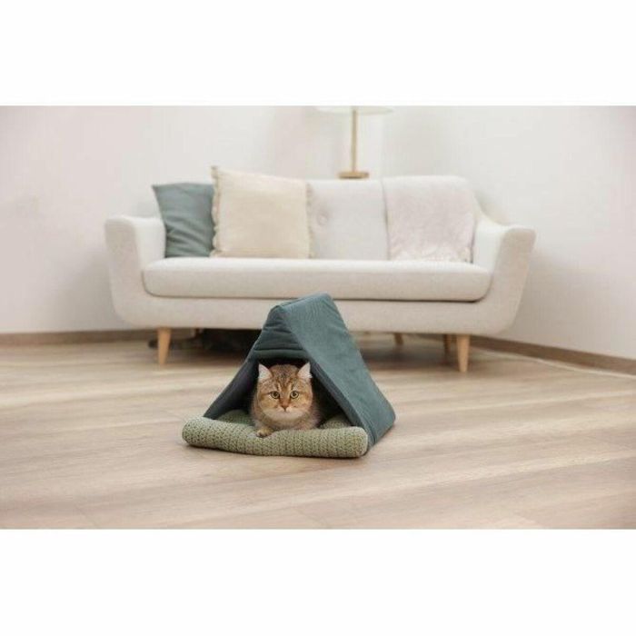 Kerbl KER4018653388006 Cama para gatos ANNE 45x40x34cm verde 1 Kerbl KER4018653388006 Cama para gatos ANNE 45x40x34cm verde 1
