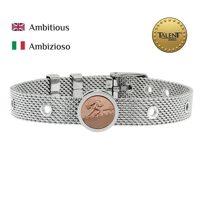 Pulsera Unisex Ambitious Talent Jewels TJA-5-02-02-1-235 Plateado 1 Pulsera Unisex Ambitious Talent Jewels TJA-5-02-02-1-235 Plateado 1