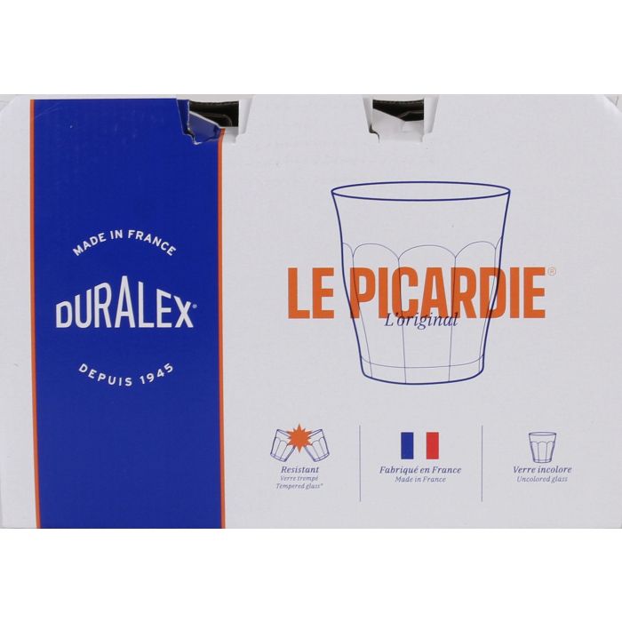 Set de 6 Vasos Transparentes Picardie 20 cl - Duralex (12 Cajas) 3 Set de 6 Vasos Transparentes Picardie 20 cl - Duralex (12 Cajas) 3