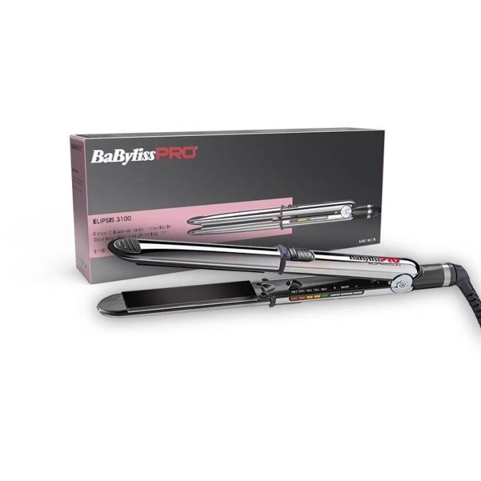 Plancha de Pelo Babyliss BAB3100EPE Negro Plateado 45 W 1 Pieza (1 unidad) 3 Plancha de Pelo Babyliss BAB3100EPE Negro Plateado 45 W 1 Pieza (1 unidad) 3