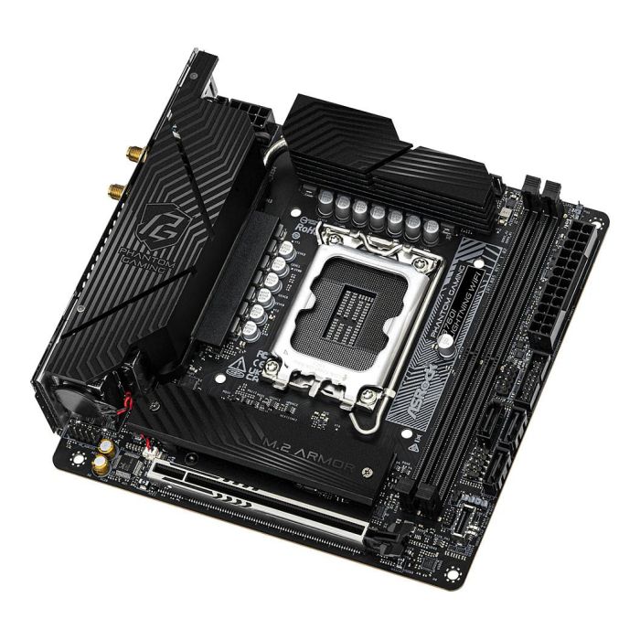 ASRock B760I Lightning WiFi Placa Base Intel LGA 1700 Mini ITX DDR5 Retail con WiFi 6E y Ethernet 2.5GbE 2