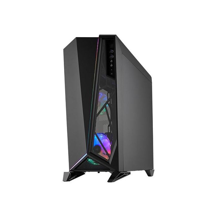 Corsair SPEC-OMEGA RGB Midi Tower Negro Cristal Templado RGB ATX Micro ATX Mini-ITX 7 Ranuras Expan 37cm GPU 17cm CPU 49.5cm Profundidad 8
