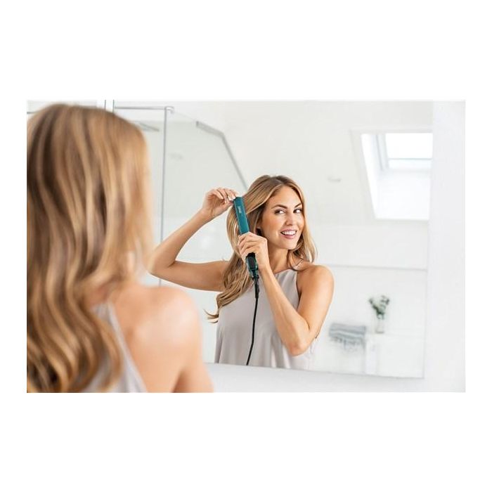 Beurer HS-50 Plancha de Cabello con Turmalina, LED, 120-220º, Alisado Brillante y Sin Encrespamiento 1