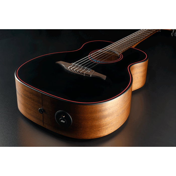 Guitarra Acústica Lâg Travel Nylon A/E Blue Wave 1 4 Guitarra Acústica Lâg Travel Nylon A/E Blue Wave 1 4