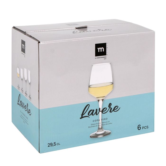 Set 6 Copas Vino Lavere 295 cm³ - La Mediterranea (4 Cajas) 2 Set 6 Copas Vino Lavere 295 cm³ - La Mediterranea (4 Cajas) 2
