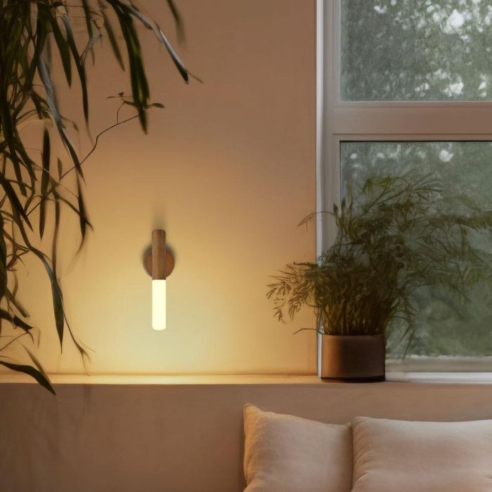 Lámpara de pared recargable led 1 W 60 lm 3.000 k 6 Lámpara de pared recargable led 1 W 60 lm 3.000 k 6