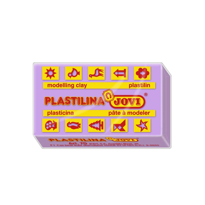 Jovi Plastilina Lila Unidad Tamaño Pequeño Pasta Vegetal Muy Moldeable + de 50 g 1