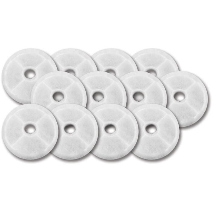 Catit CAT1738132794391 Filtro Triple Acción para Fuentes de Agua, Pack 12, Agua Pura, Previene Enfermedades Urinarias Catit CAT1738132794391 Filtro Triple Acción para Fuentes de Agua, Pack 12, Agua Pura, Previene Enfermedades Urinarias