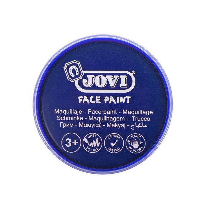 Maquillaje Jovi Crema Face Paint Bote De 20 Ml Caja De 5 Azul Oscuro