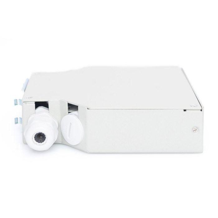 Digitus Caja de Empalme Carril DIN para 8 Acopladores LC/DX, Spleißbox Blanco, 125x130x35mm 4 Digitus Caja de Empalme Carril DIN para 8 Acopladores LC/DX, Spleißbox Blanco, 125x130x35mm 4