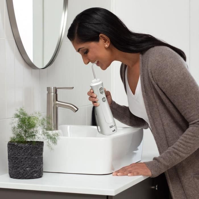 Jet Dental - WATERPIK - WF-13 Perla - Blanco - Inalámbrico - Recargable - 2 Niveles de Presión - 4 Puntas 3 Jet Dental - WATERPIK - WF-13 Perla - Blanco - Inalámbrico - Recargable - 2 Niveles de Presión - 4 Puntas 3