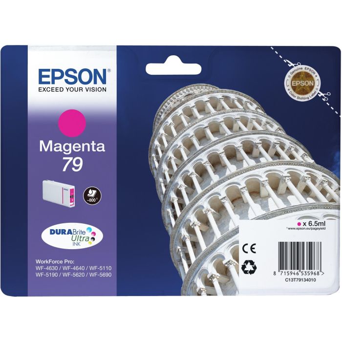Epson Cartucho Magenta L 900 paginas WorkForce Pro WF-5xxx Series nº79