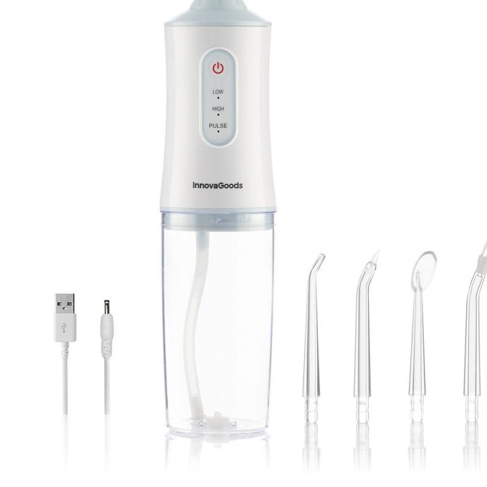 Irrigador Dental Recargable Portátil Denter InnovaGoods 2 Irrigador Dental Recargable Portátil Denter InnovaGoods 2