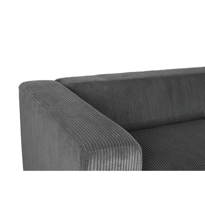 Sofa Moderno DKD Home Decor Gris Claro 95.5 x 66.5 x 224 cm 3