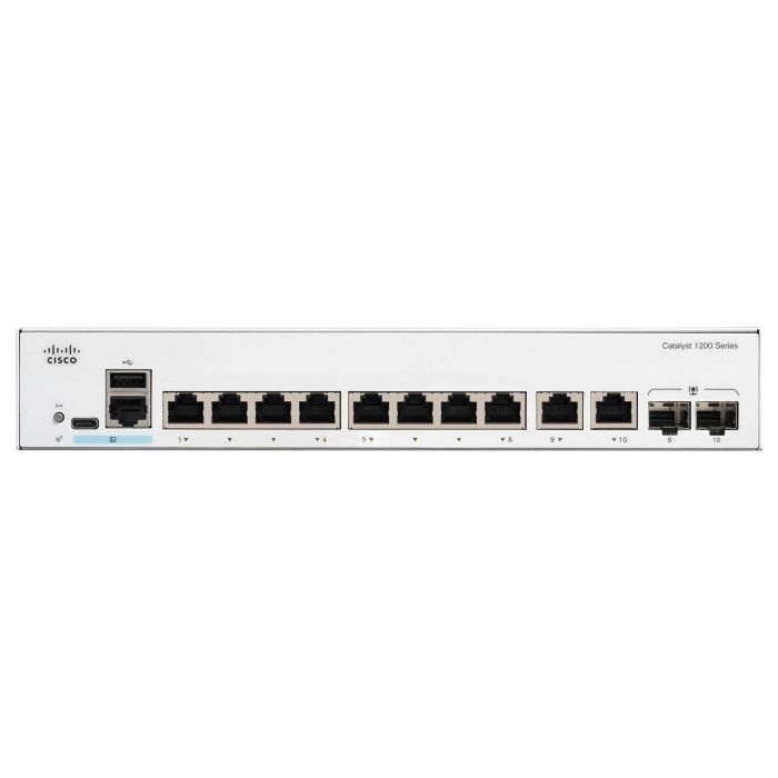 Cisco CATALYST 1200 Switch Gestionado L2 8-Port GE Ext PS 1