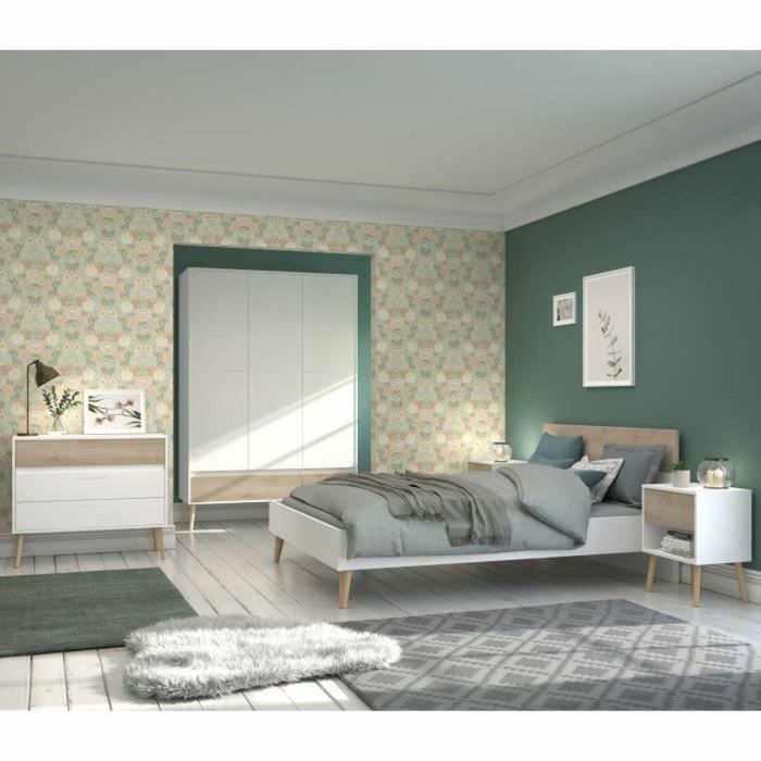 Parisot AALBORG3500CO3T Cómoda AALBORG 3 cajones Blanco Estilo escandinavo 90,8 x 40 x 77,5 3 Parisot AALBORG3500CO3T Cómoda AALBORG 3 cajones Blanco Estilo escandinavo 90,8 x 40 x 77,5 3