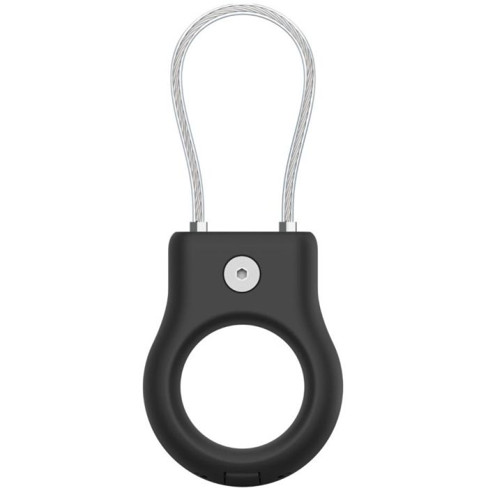 Belkin MSC009btBK Funda Negra para Apple AirTag con Soporte Resistente a Rayones 6