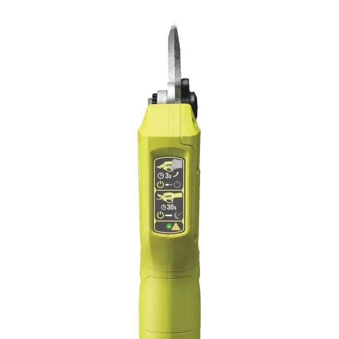 Ryobi RY18SCA-0 Tijera de podar a Batería, Corte 2,5 cm, Acero al Carbon, Verde 2 Ryobi RY18SCA-0 Tijera de podar a Batería, Corte 2,5 cm, Acero al Carbon, Verde 2