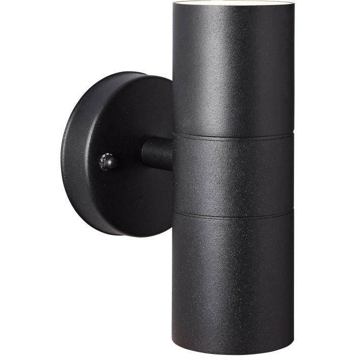 Jandy Applique Descendente 2L, Noir, GU10 Max 18W, Bombilla no incluida 2 Jandy Applique Descendente 2L, Noir, GU10 Max 18W, Bombilla no incluida 2