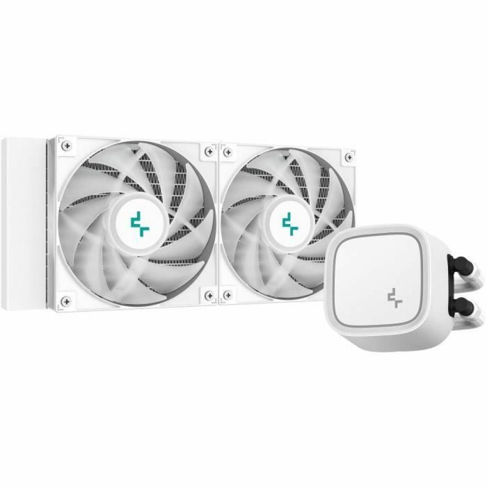 Deepcool LE520 Kit Refrigeración Líquida CPU Blanco ARGB 2 Ventiladores 120mm 220W TDP Intel LGA1700 AMD AM5 18 Deepcool LE520 Kit Refrigeración Líquida CPU Blanco ARGB 2 Ventiladores 120mm 220W TDP Intel LGA1700 AMD AM5 18