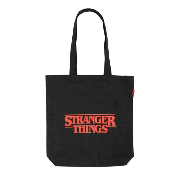 ERIK Bolsa shopping Logo Stranger Things 100% Algodón Reciclado