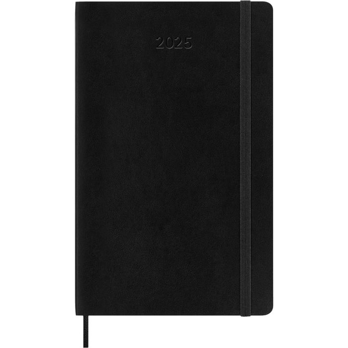 Agenda 2025 Tapa Blanda 12 Meses Diaria L (13 X 21 Cm) Negra Moleskine DSB12DC3Y25 1